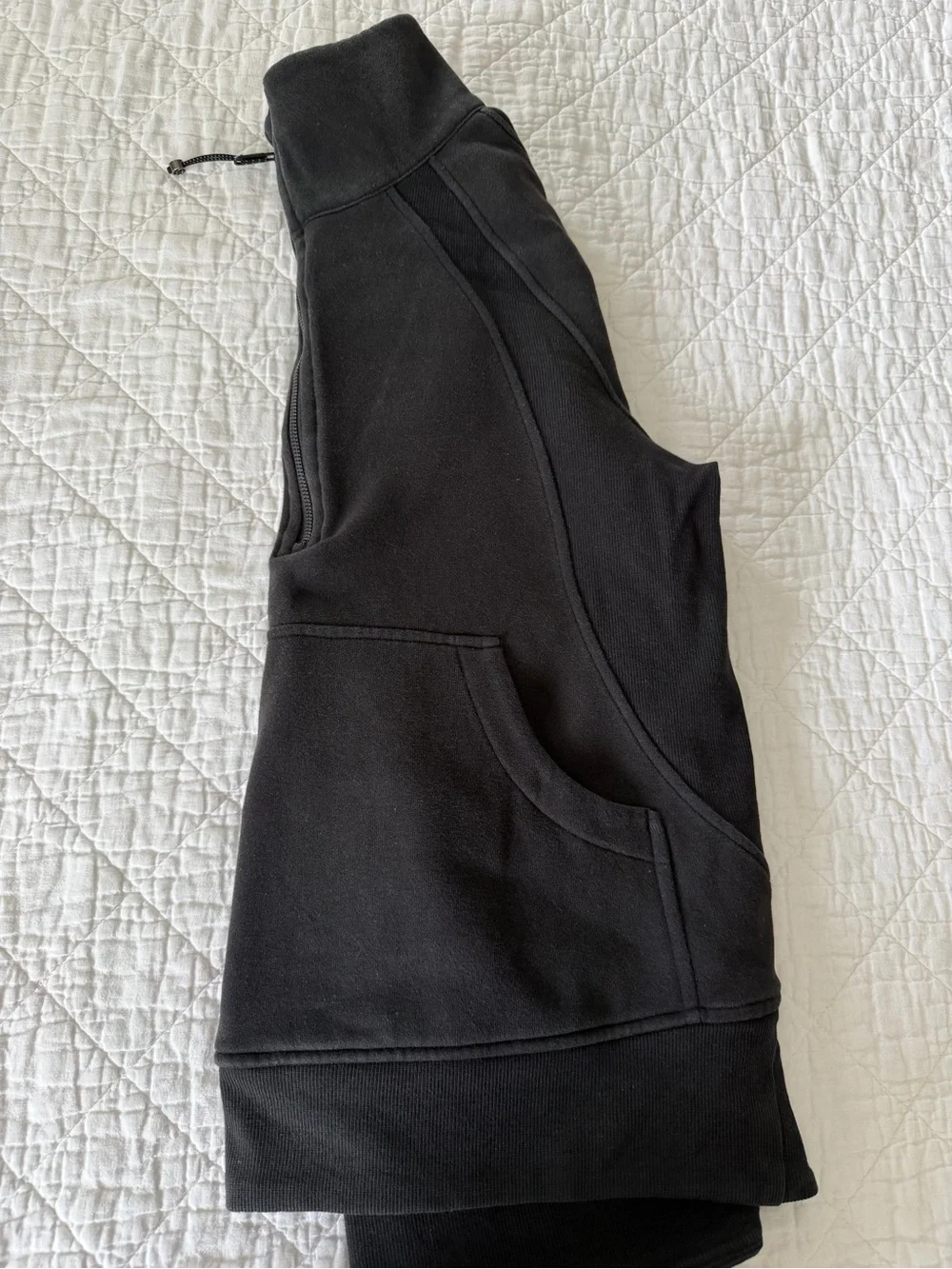 Lululemon Scuba oversized funnel-neck half zip wmn. sz. XS/S blk, good condition - Picture 12 of 13
